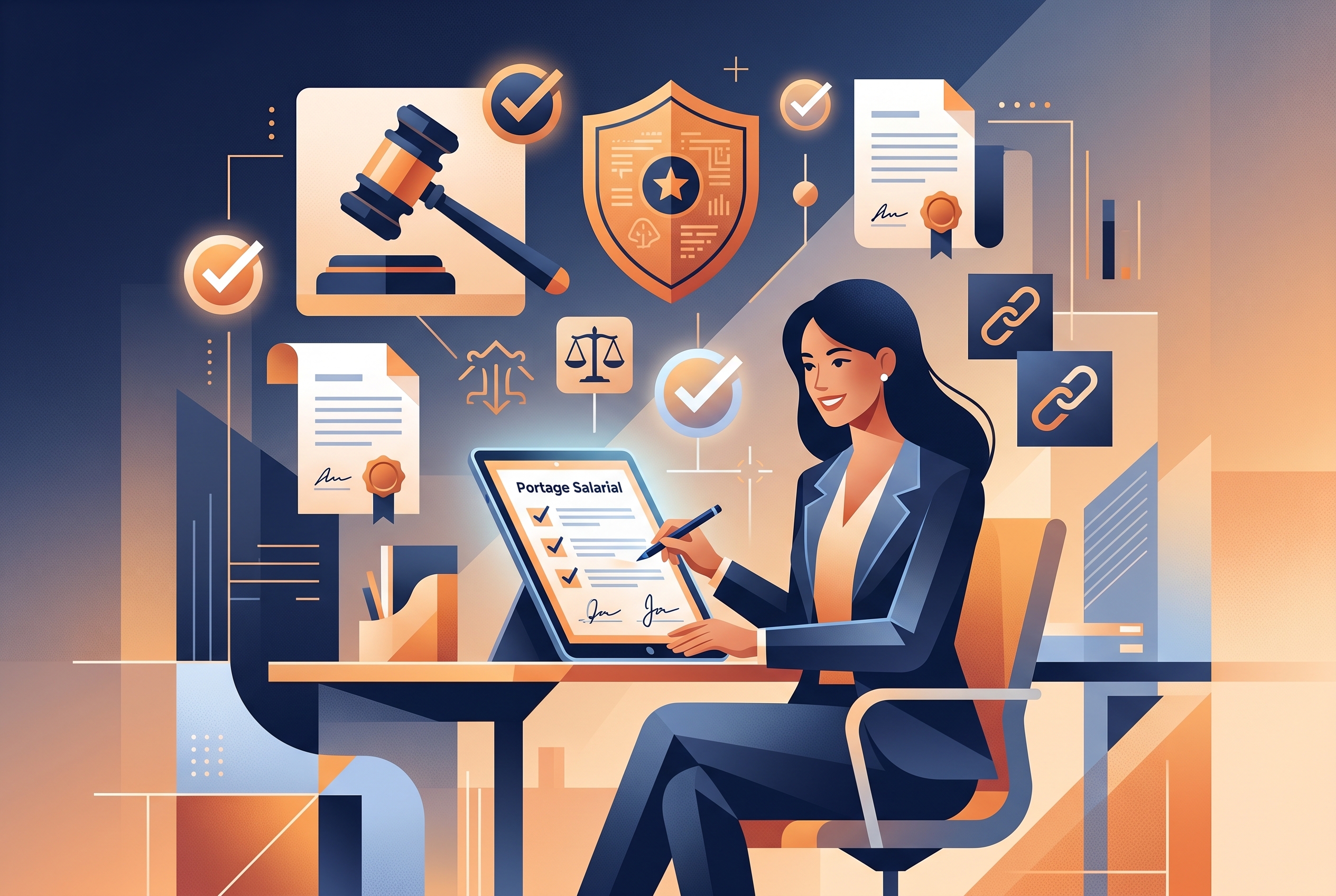 Contrat et aspects juridiques du portage salarial