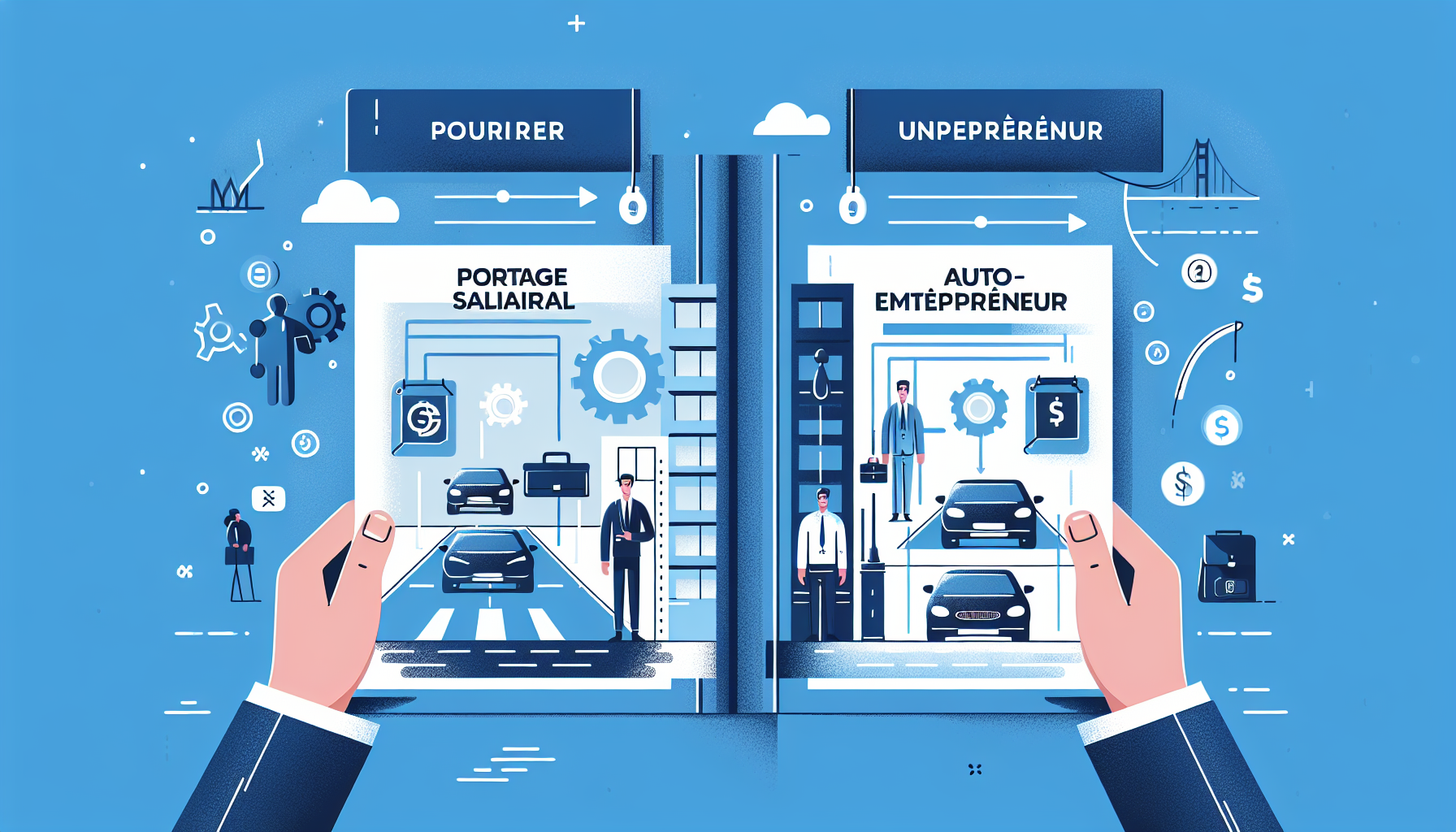 Portage salarial vs auto-entrepreneur : comparatif 2026